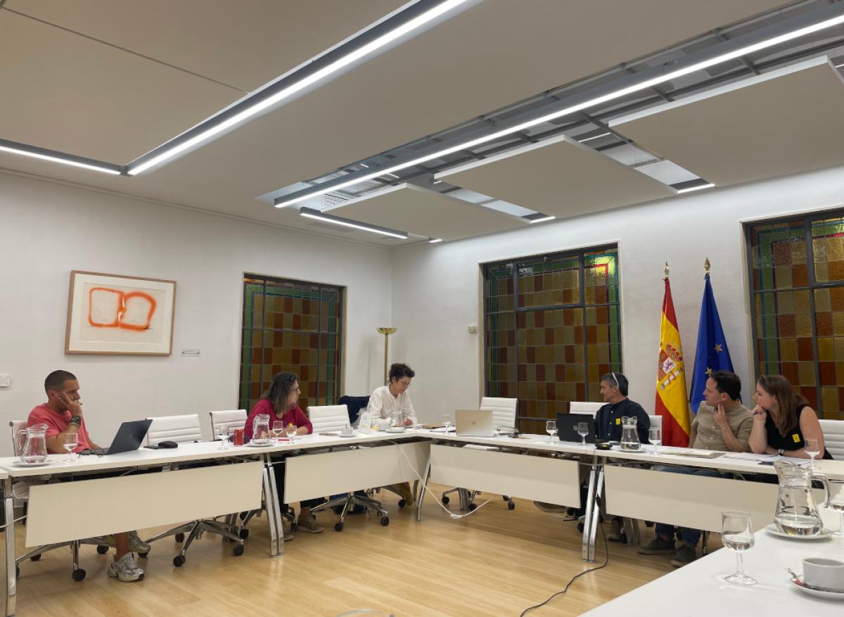 Reunin de la F1M con la coordinadora de la Comisin Isabelle Ferreras
