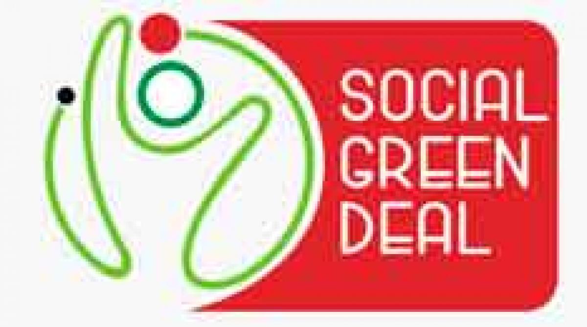 Logo prroyecto europeo Social Green Deal