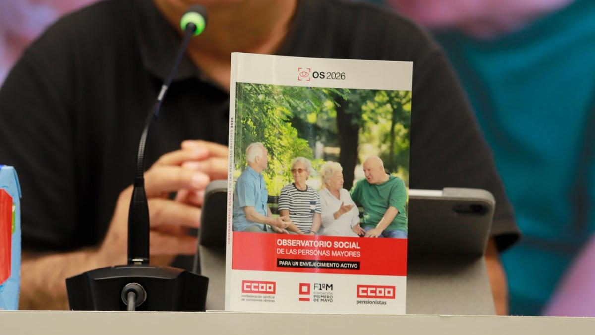 Imágenes de la presentación, en rueda de prensa, del Observatorio Social de las Personas Mayores.