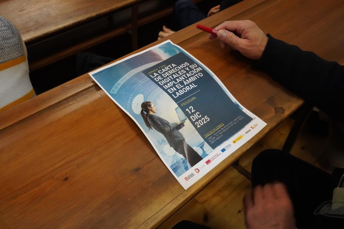 Jornada "Carta de Derechos Digitales y su implicación en el ámbito laboral"