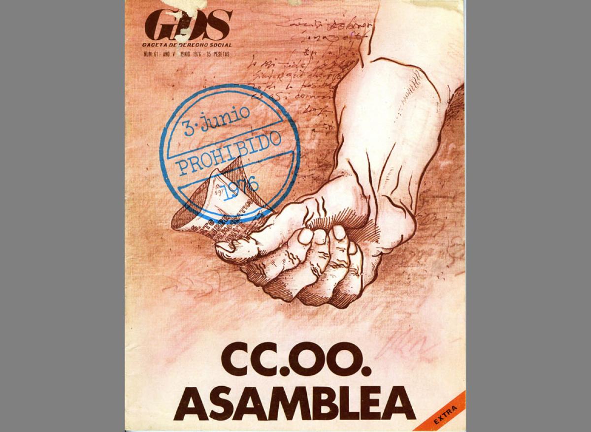 Asamblea de Barceloa 1976. Imágenes AHT de la F1M