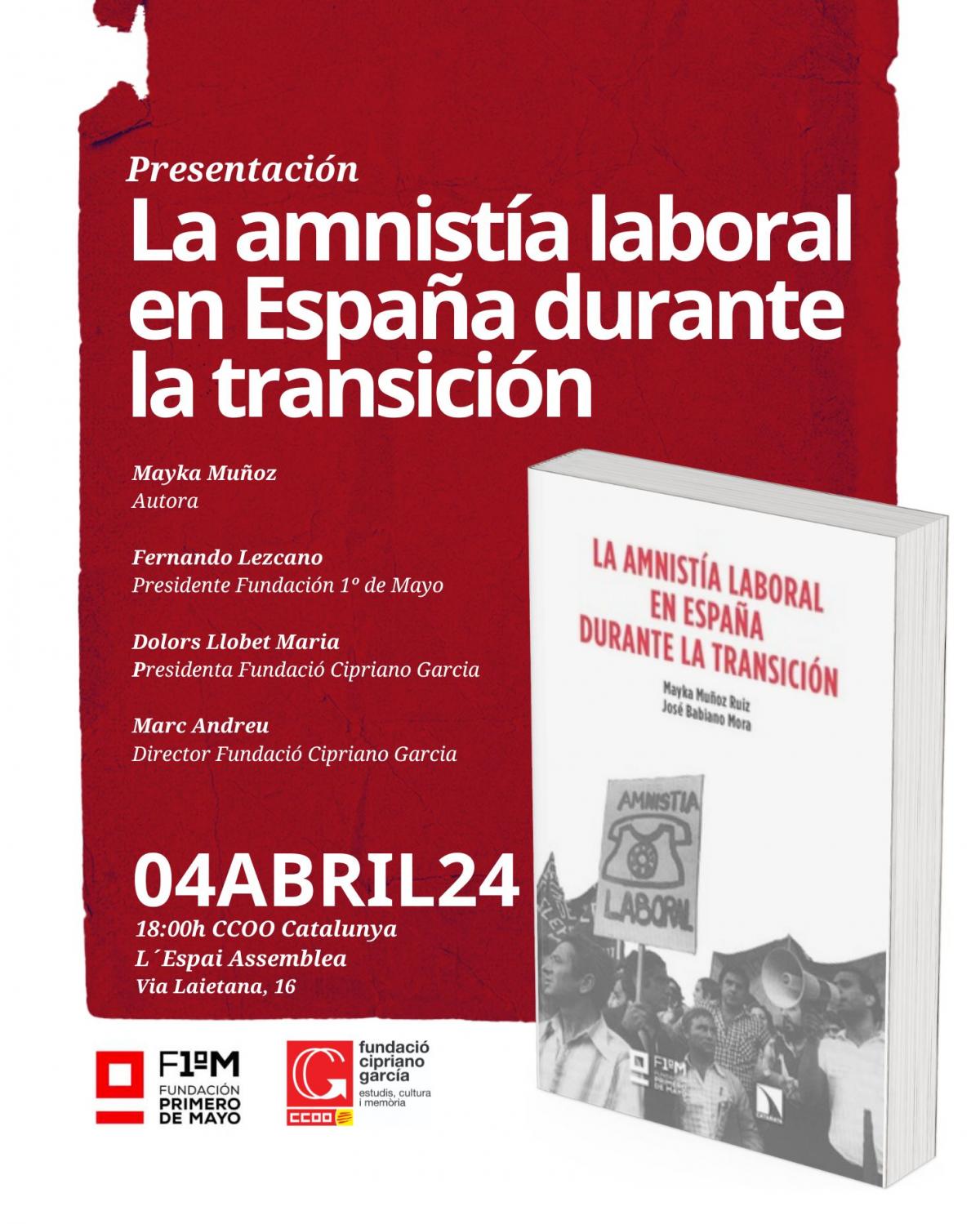 Presentacin libro Amnistia_BCN 4 abril