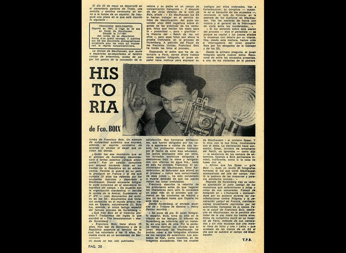 Artículo publicado en Información Española nº 61 (1971). Hemeroteca Centro de Documentación de las Migraciones de la Fundación 1º de Mayo