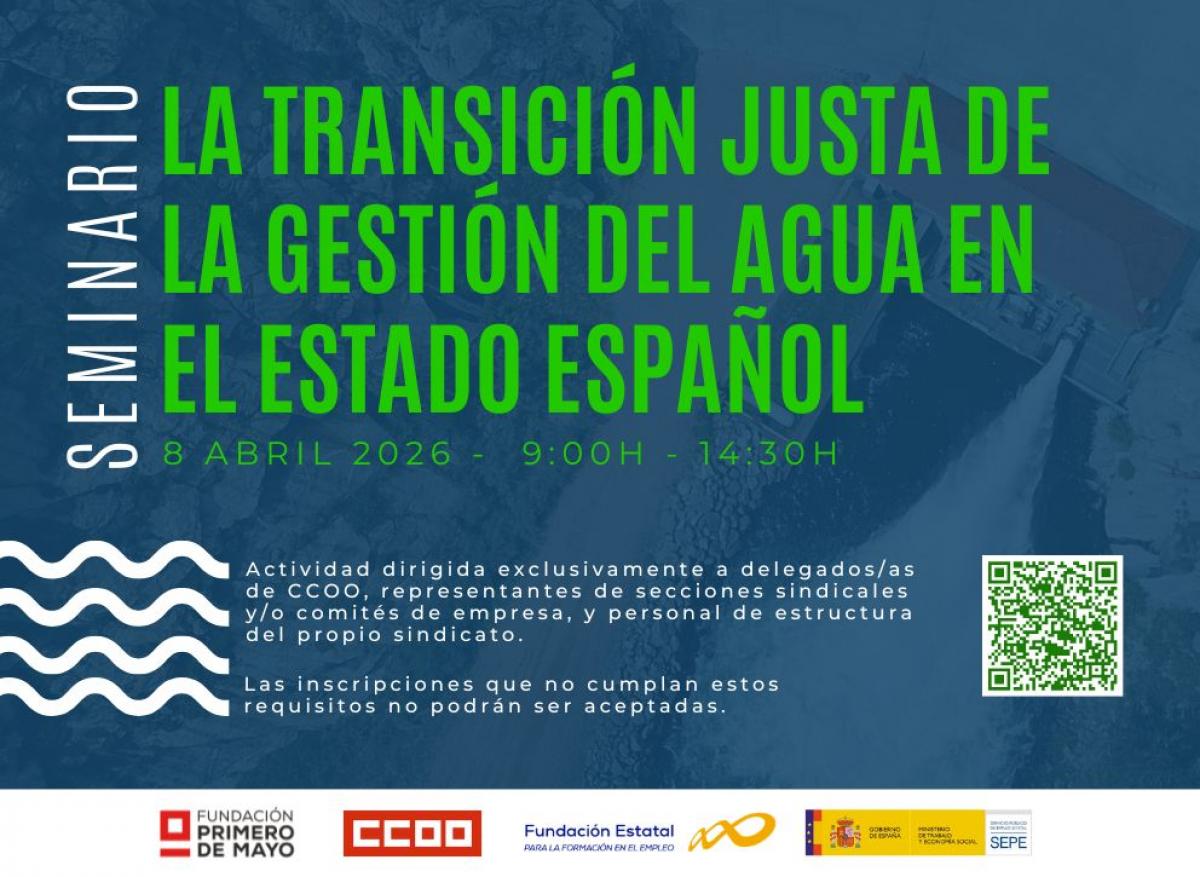 Seminario "La Transición justa en la Gestión del Agua en el Estado Español
