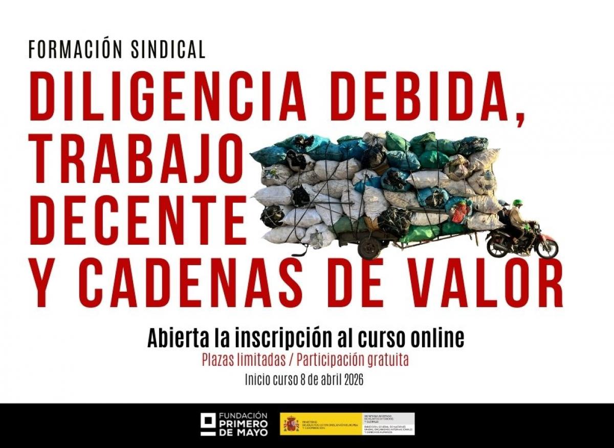 Formación sindical en Diligencia Debida, Trabajo Decente y Cadenas de Valor