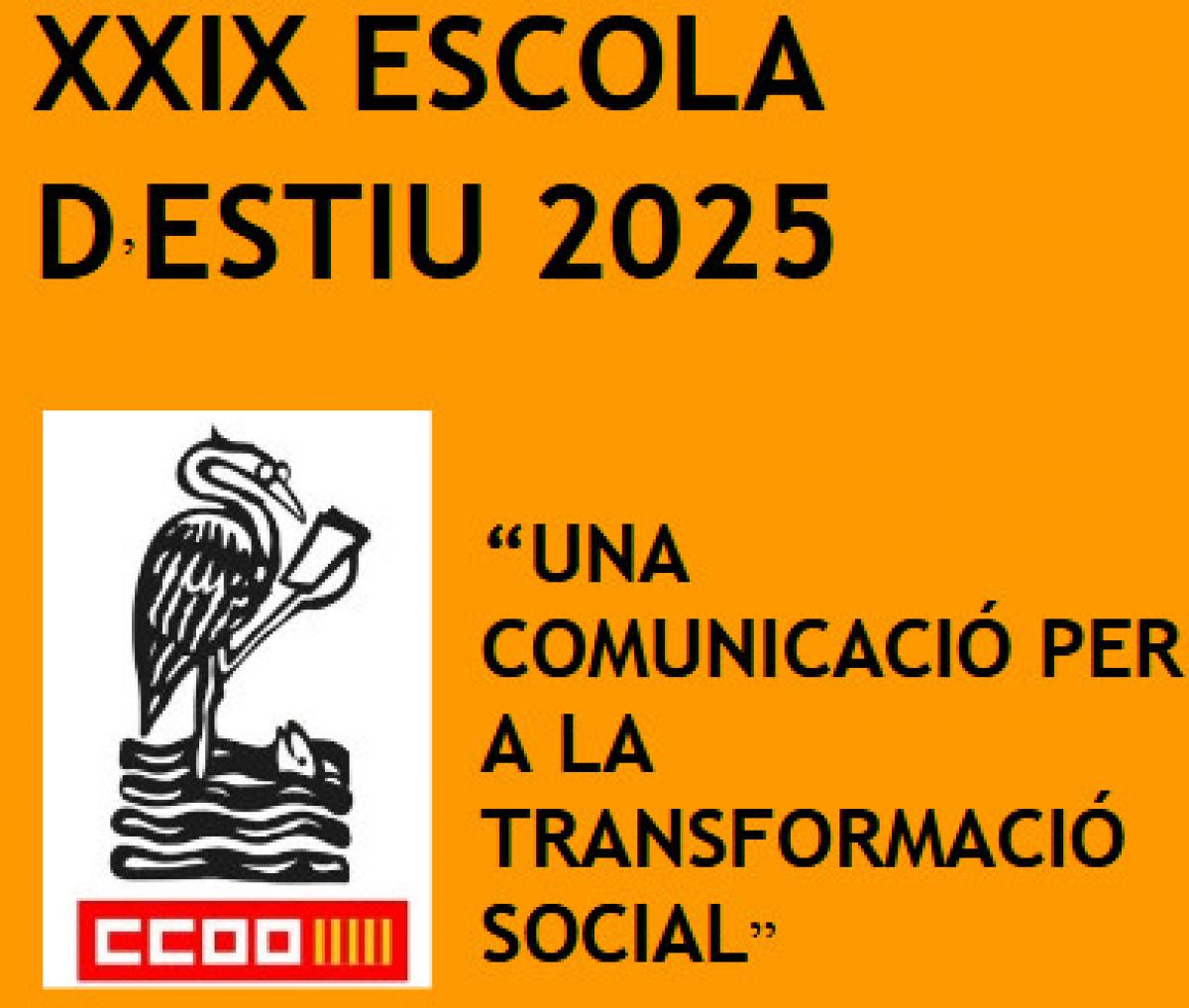 XXIX Escola de Verano 2025 - CCOOPV