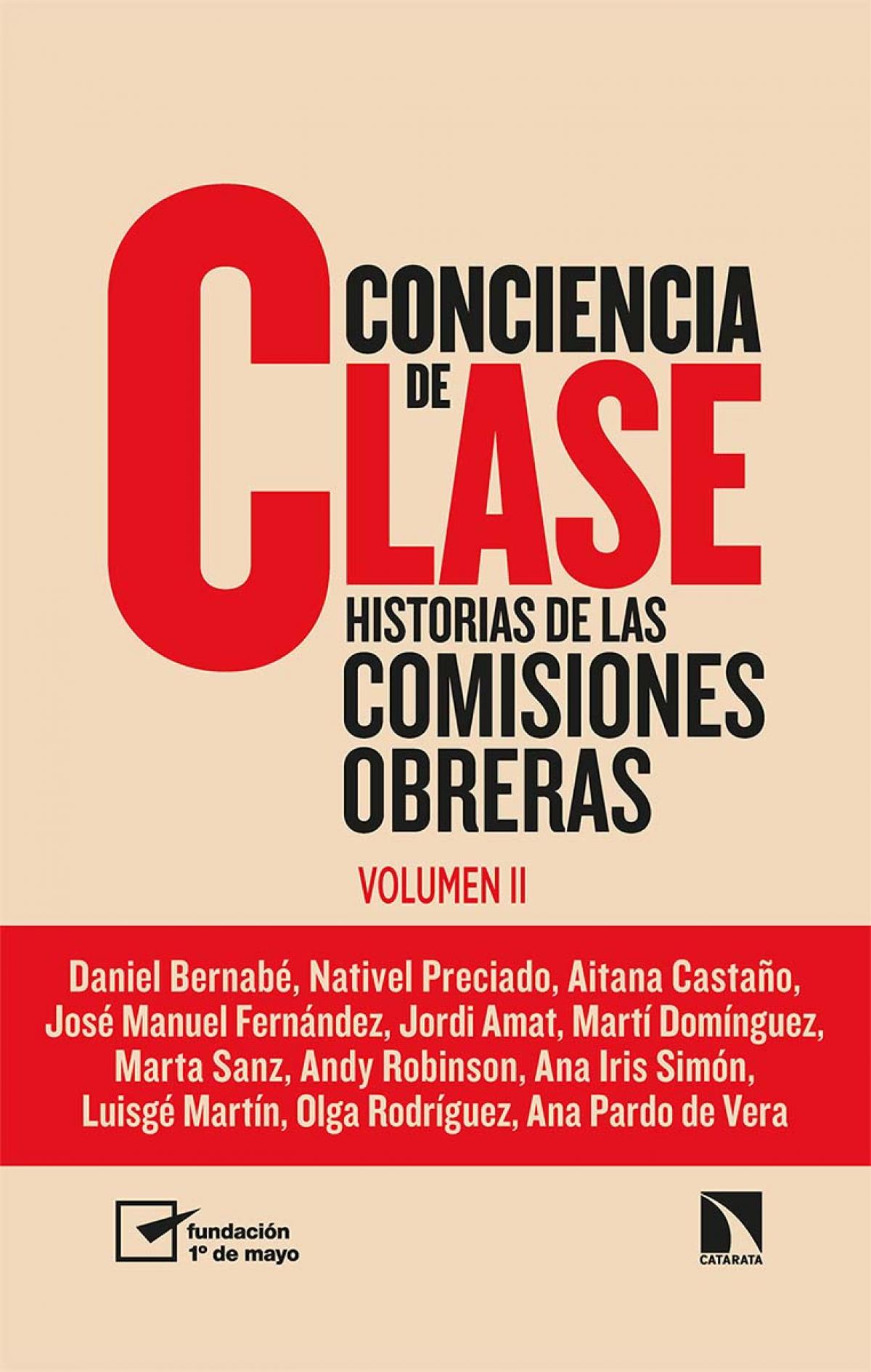 Portada Conciencia de Clase. Volumen II