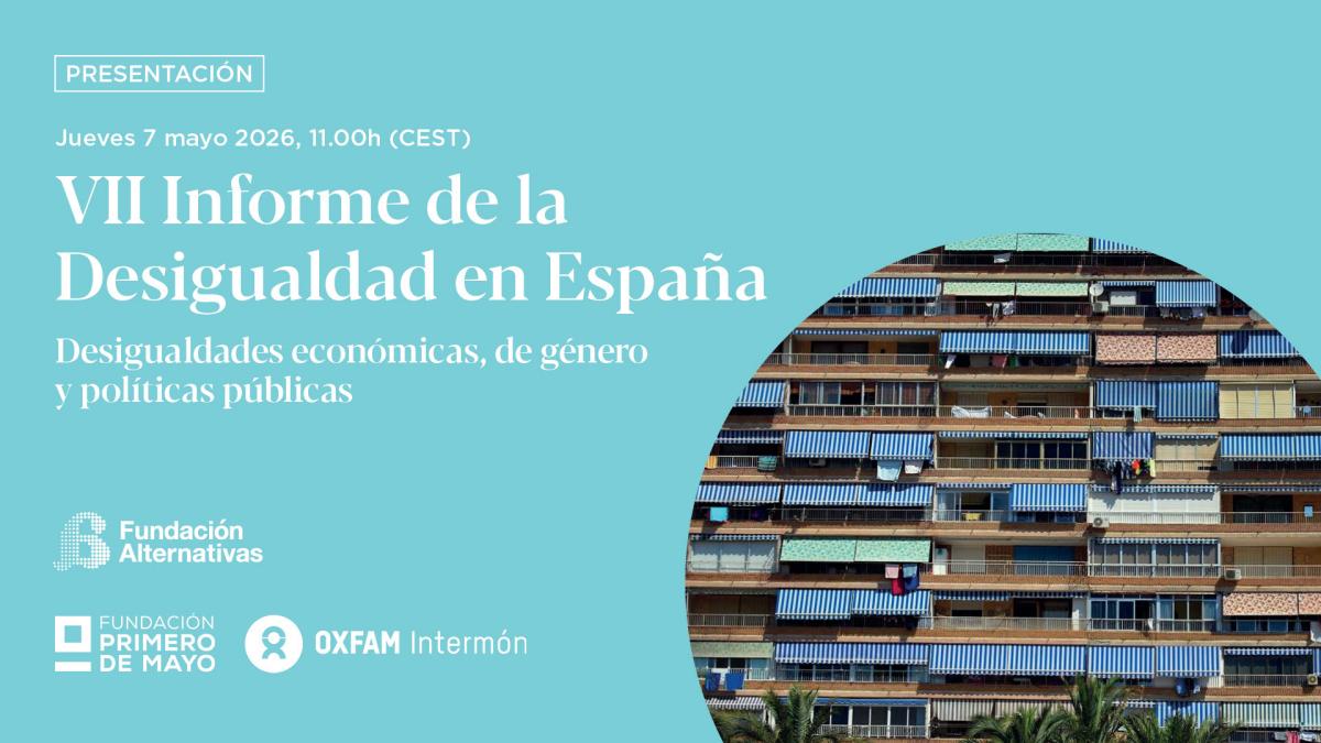Presentación del 'VII Informe de la desigualdad en España'