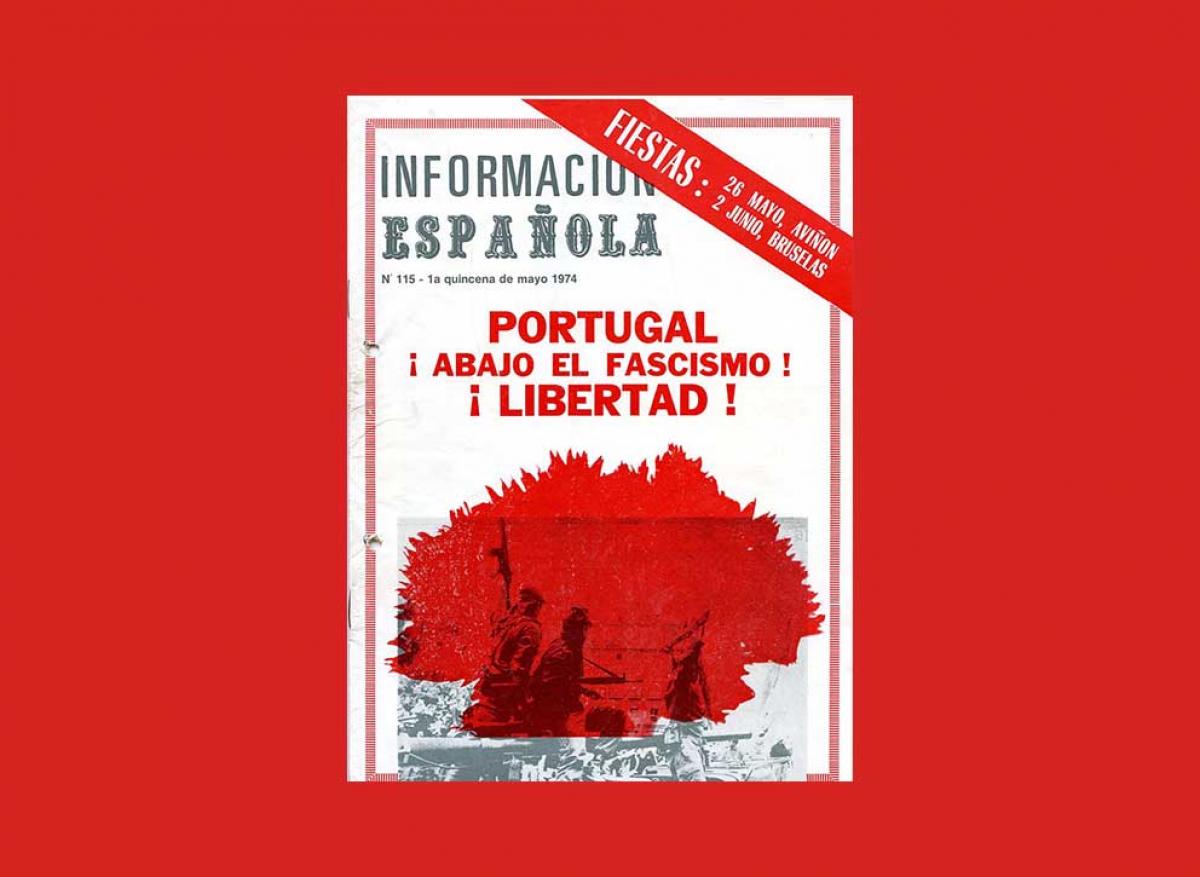 Aniversario Revolución de los Claveles. Cartel de la colección de la F1M